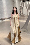 Mutedance 24 Spring/Summer One-shoulder Petal Dress Series MD-MD24SS20-C celadon PM139